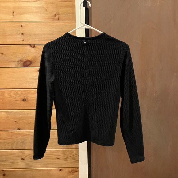 Prana Black Long Sleeve Top - Picture 2 of 4